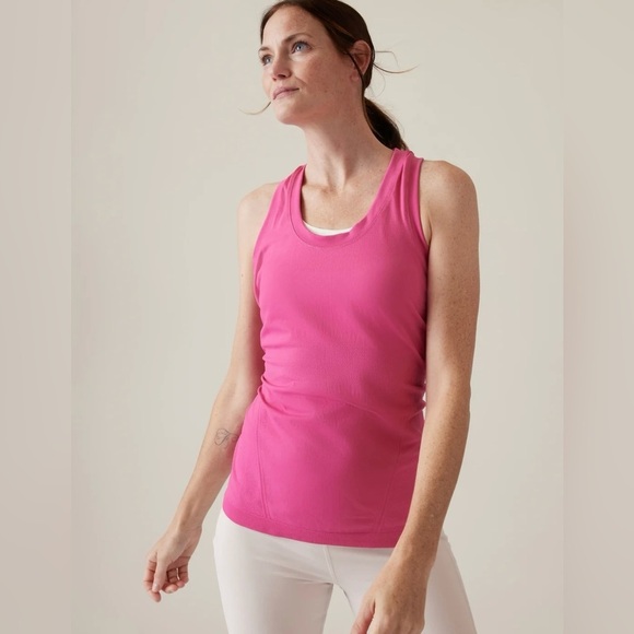 Women's Athleta Tank Top-Pink-Size Small - Picture 1 of 6